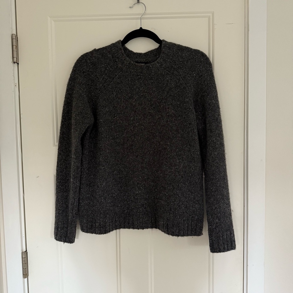 Naadam Cashmere Crewneck Sweater Grey Small